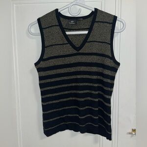 G Knitwear V-Neck Striped Sleeveless Top